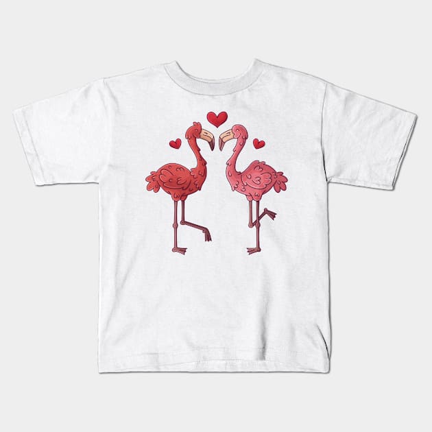 valentine day Kids T-Shirt by Mdath